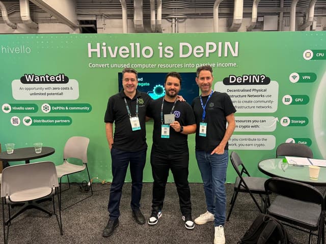 Thrilled to have @dspillere from @hotspotty join us at #consensus2024.

Always a pleasure to chat and collaborate.

#DePIN‌‌ #web3 #blockhain @DomCarosa @justout https://t.co/E24vsrGP2G